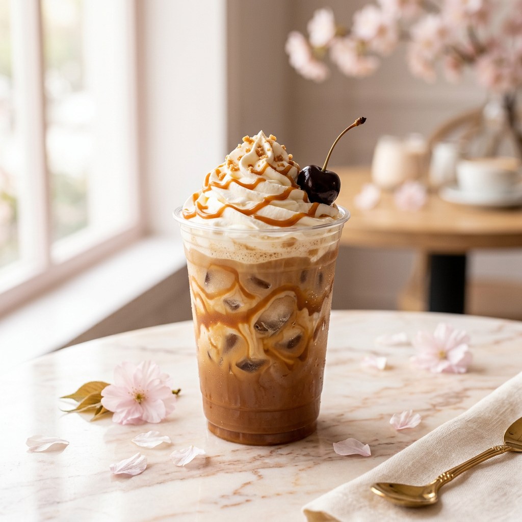 Caramel Paw — Cream soda, salted caramel, coconut cream, and flaky sea salt.