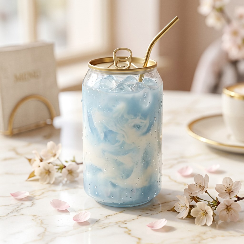 Cloud Lemonade — Our color-changing butterfly pea flower lemonade. Watch it transform before your eyes.