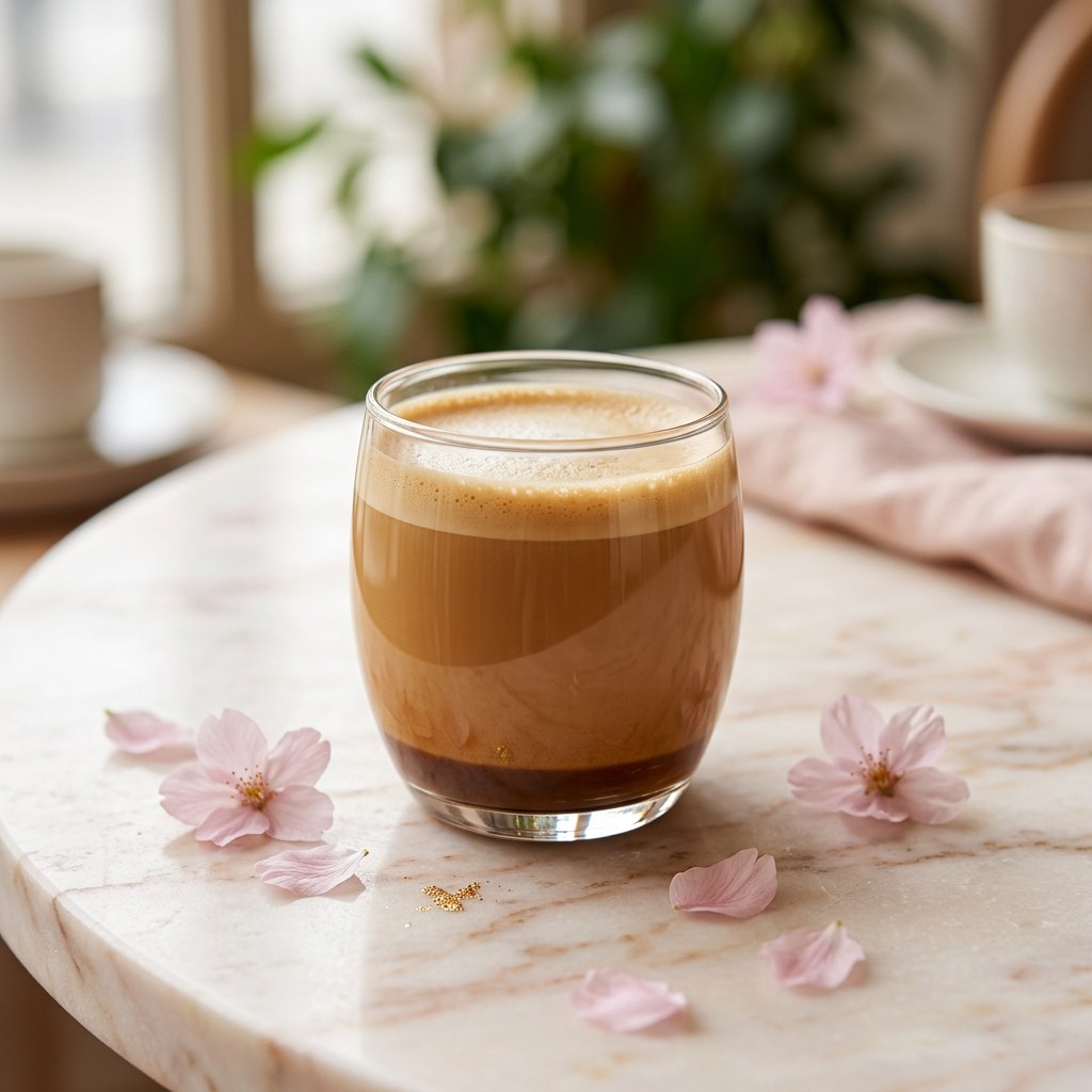 Cortado — Equal parts espresso and warm milk. Strong, smooth, and never sweet.