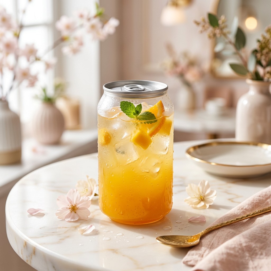 Mango Sunshine — Fresh mango lemonade with a chili-lime rim. Sweet, tropical, and completely addictive.