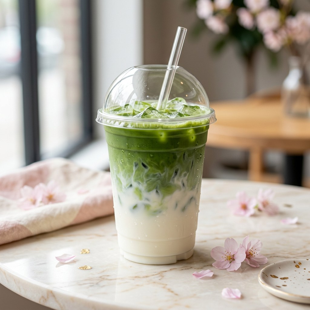 Matcha Latte — Ceremonial-grade matcha whisked with steamed milk. Earthy, smooth, and lightly sweet.
